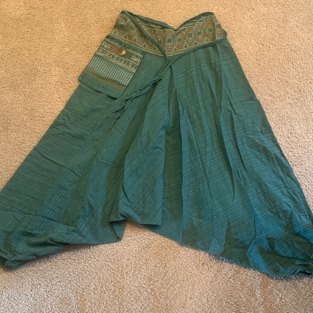 Green Elephant Pants from Thailand